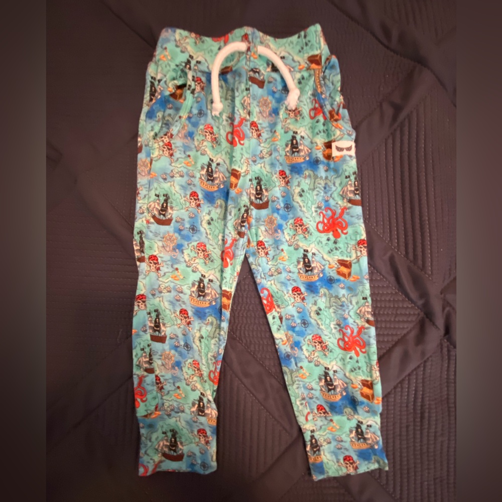 Free Birdees Pirate High Seas Treasure Map Bamboo Jogger